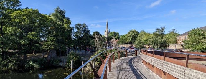 Jarrold Bridge is one of Norwich Riverside Walk.