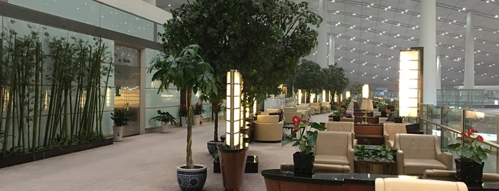 Air China First Class Lounge is one of Locais curtidos por Shin.