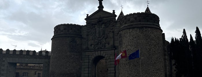 Puerta antigua de Bisagra is one of Toledo, Spain.