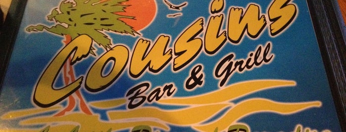 Cousins Bar & Grill is one of Tempat yang Disukai Susan.