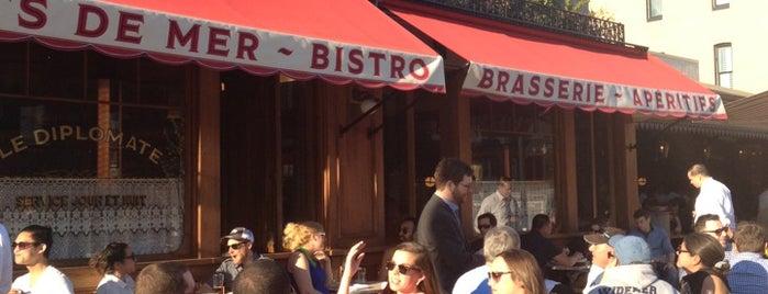 Le Diplomate is one of DC Brunch Spots.