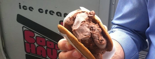 Coolhaus Ice Cream Truck is one of Uber's Guide to Great Ice Cream.