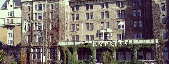 The Fairmont Empress Hotel is one of Victoria BC.