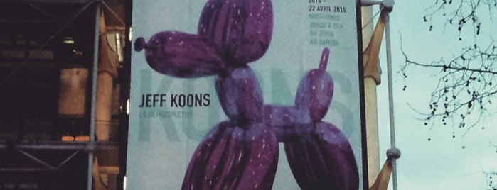 Exposition Jeff Koons is one of Lieux qui ont plu à J.