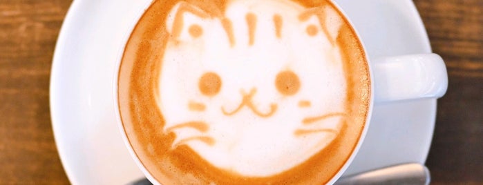 淡路町カフェ カプチェット・ロッソ is one of Design latte art.