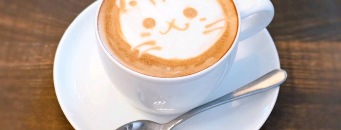 淡路町カフェ カプチェット・ロッソ is one of Design latte art.