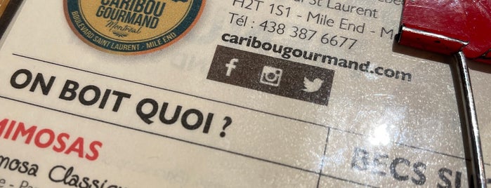 Caribou Gourmand is one of Brunch.