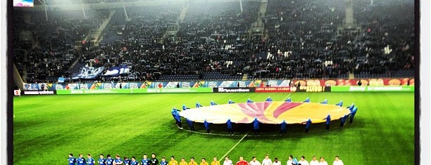 Dnipro-Arena is one of Стадионы УПЛ.