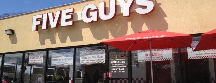 Five Guys is one of Favorite Places.