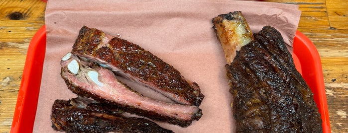 Terry Black's BBQ is one of OUTSIDE NYC.