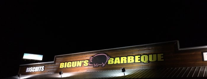 Bigun's Barbeque is one of Lugares favoritos de Alex.