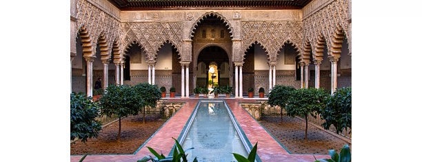 Royal Alcazar of Seville is one of Spain 2014.