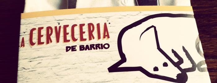 La Cervecería de Barrio is one of Restaurantes Mexico.