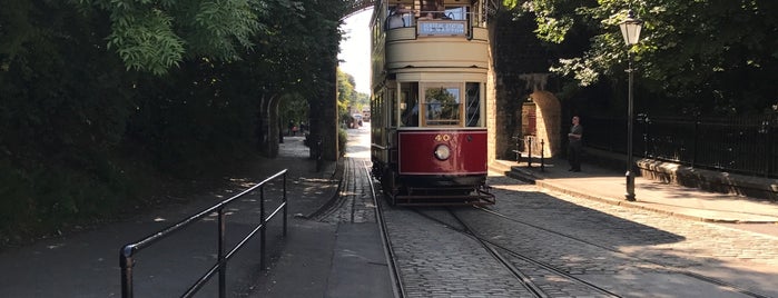 Crich Tramway Village (National Tramway Museum) is one of Railroad Tourism.