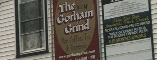 The Gorham Grind is one of coffee places.