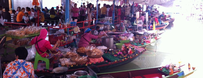 ตลาดน้ำกรุงเก่า วัดท่าการ้อง is one of Market.