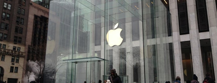 Apple Fifth Avenue is one of NYC.