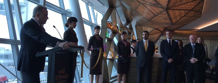 Etihad Lounge is one of Making It.