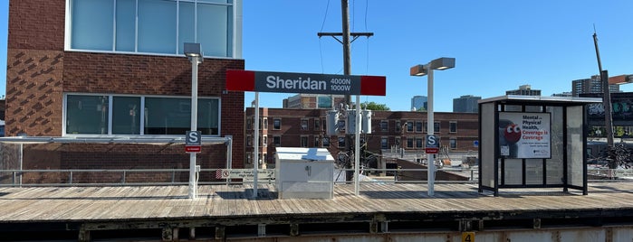 CTA - Sheridan is one of Chicago - June 2014.