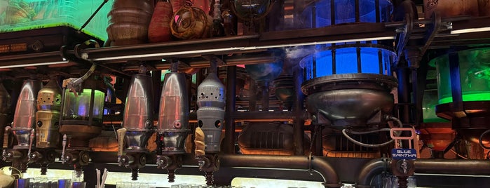 Oga's Cantina is one of Disneyland Cali.