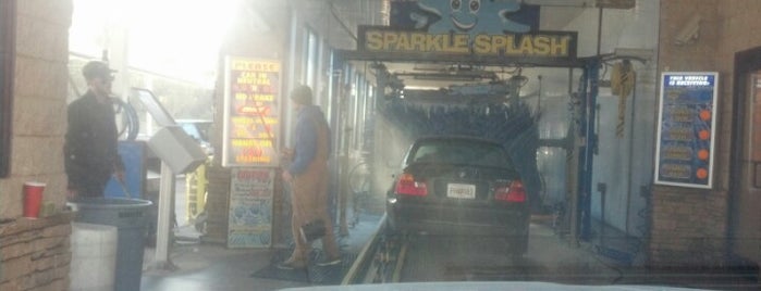 Sparkle Car Wash is one of favorites.