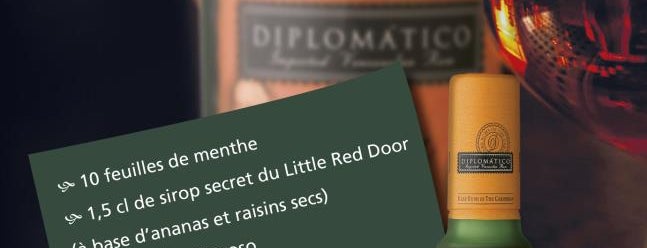 Little Red Door is one of Diplomático's Paris.