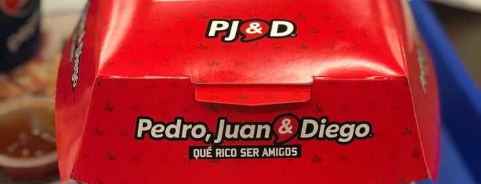 Pedro, Juan & Diego is one of Picadas, Restoranes y Alimentación.