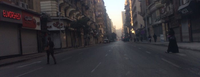 Talaat Harb St is one of Awesome places.