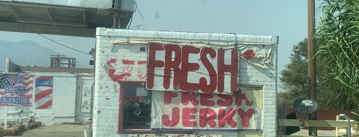 Gus's Really Good Fresh Jerky is one of Sandra's Road Trip.