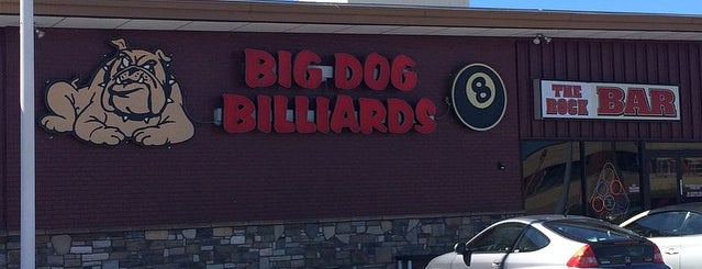Big Dogs Billiards is one of Orte, die Meredith gefallen.