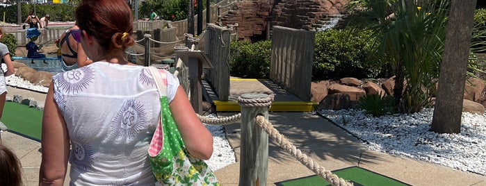 Tiki Island Mini Golf is one of places to visit.