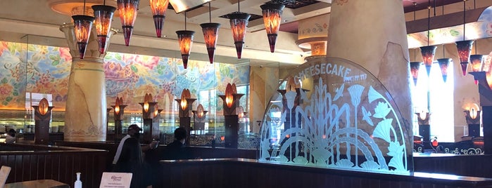 The Cheesecake Factory is one of Sugarland Travels.