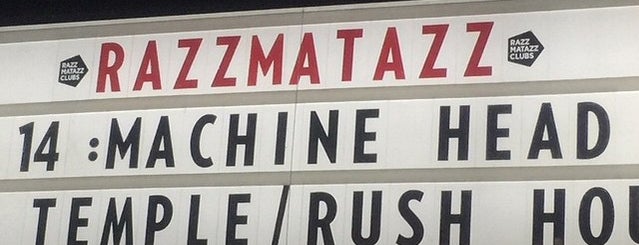 Razzmatazz is one of BARCELONA.