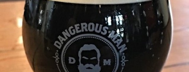 Dangerous Man Brewing Co is one of Lugares guardados de Nichole.