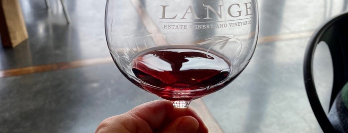 Lange Winery is one of Oregon Wine Country.