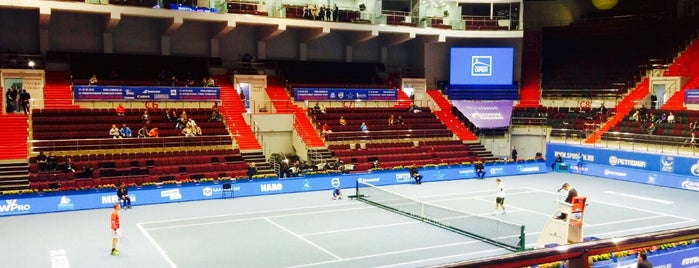 St. Petersburg Open 2015 Сибур Арена is one of Lugares favoritos de Frank.