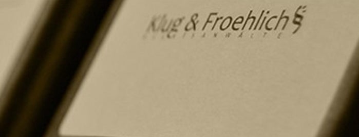 Klug & Froehlich - Fachanwälte für Familienrecht is one of Anja: сохраненные места.