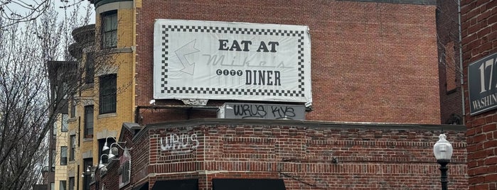 Mike's City Diner is one of Boston.