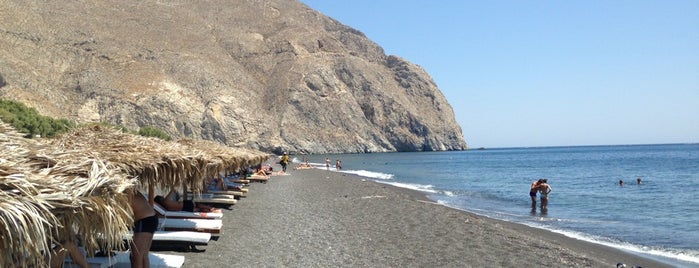 Perissa Beach is one of Island hopping Greece.