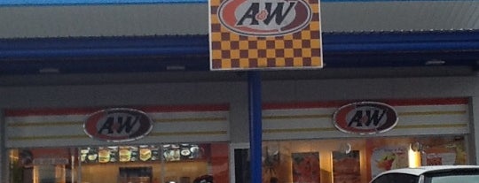 A&W is one of Tempat yang Disimpan Pupae.