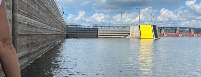 Lock and Dam 11 is one of Iowa Tourism.