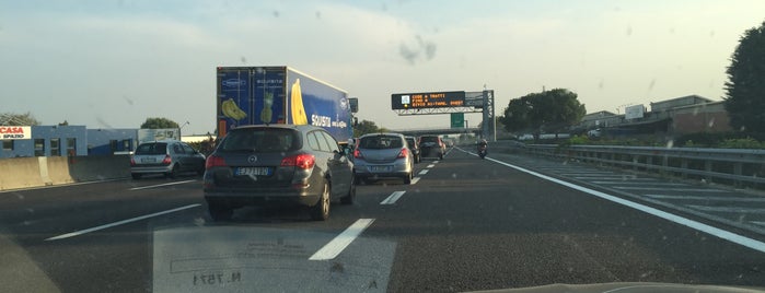 A1 - San Donato Milanese is one of Autostrada A1 - «del Sole».