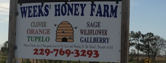 Weeks Honey Farm is one of Georgia Farms.