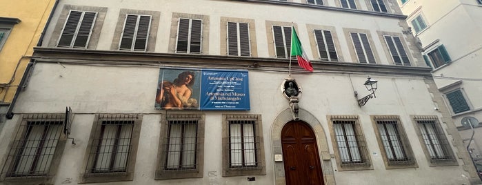 Casa Buonarroti is one of Museums in Florence :) free for special members :d.
