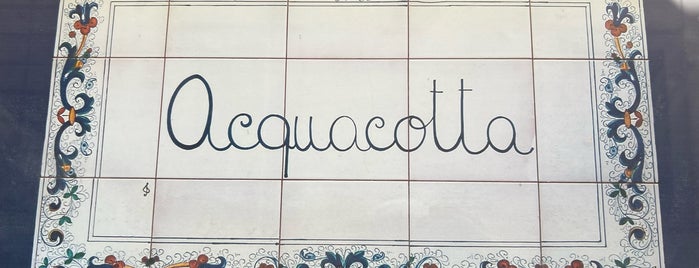 Trattoria Acquacotta is one of Florence Restos.