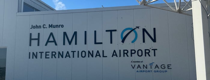 Hamilton John C. Munro International Airport (YHM) is one of Favourites Places Around Home.