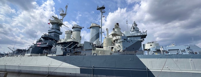 Battleship NORTH CAROLINA is one of Explore NC.