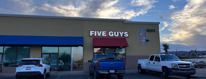 Five Guys is one of 20 favorite restaurants.