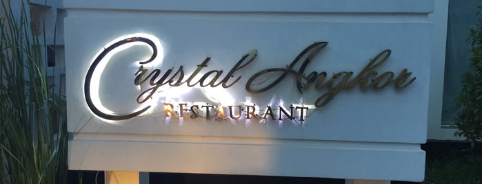 crystal angkor restaurant is one of siemreap.