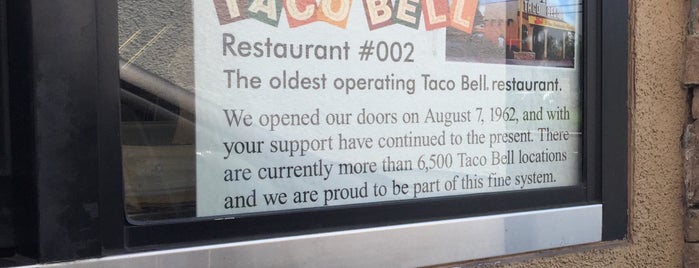Taco Bell is one of areas to visit.